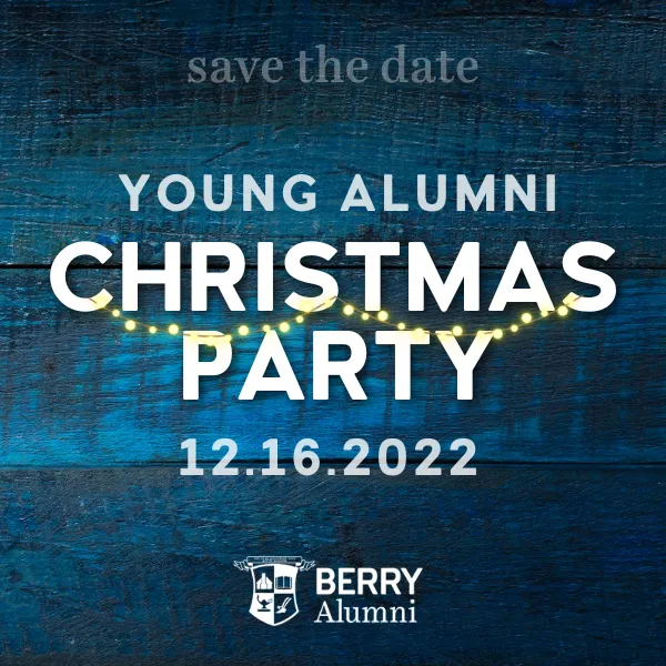 Young Alumni Christmas Party flyer