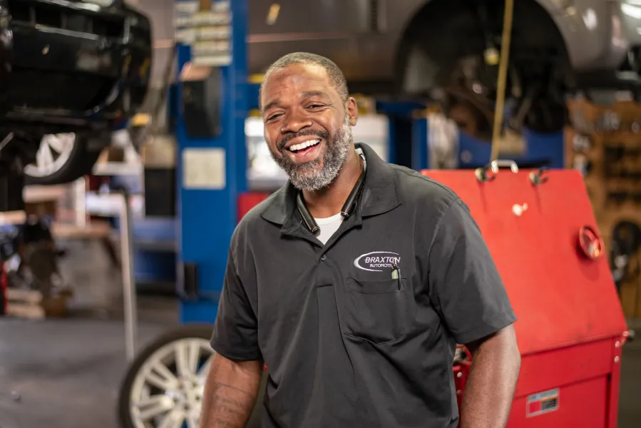 Jay from Braxton Automotive smiling at the camera