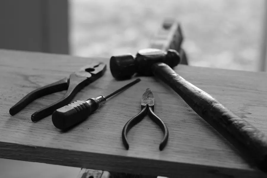 a set of keys on a table