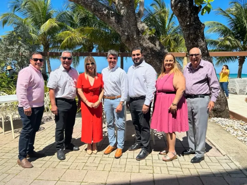 a group of people posing for a photo