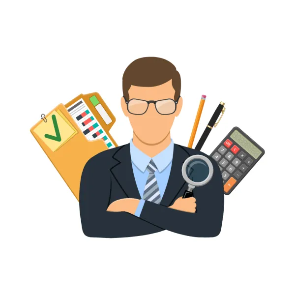 clipart images of a bookkeeper