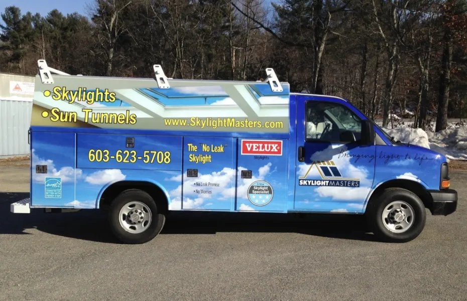 Master Roofers Roofing Company Vehicle in NH