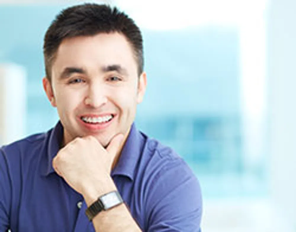 Smiling young man