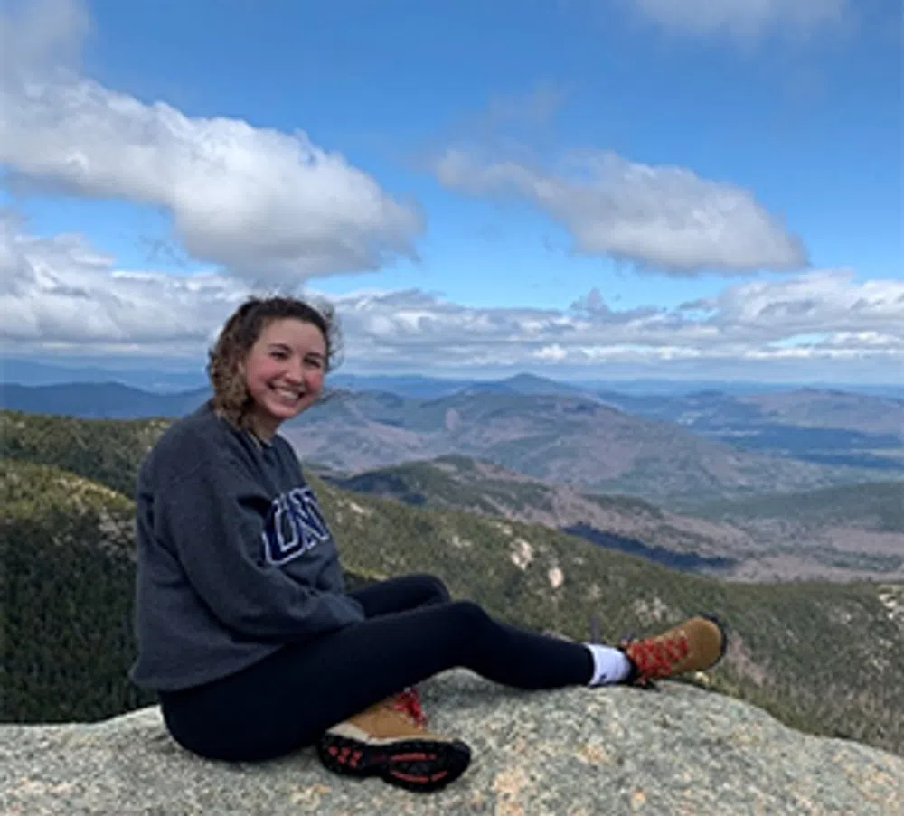 Young woman sitting