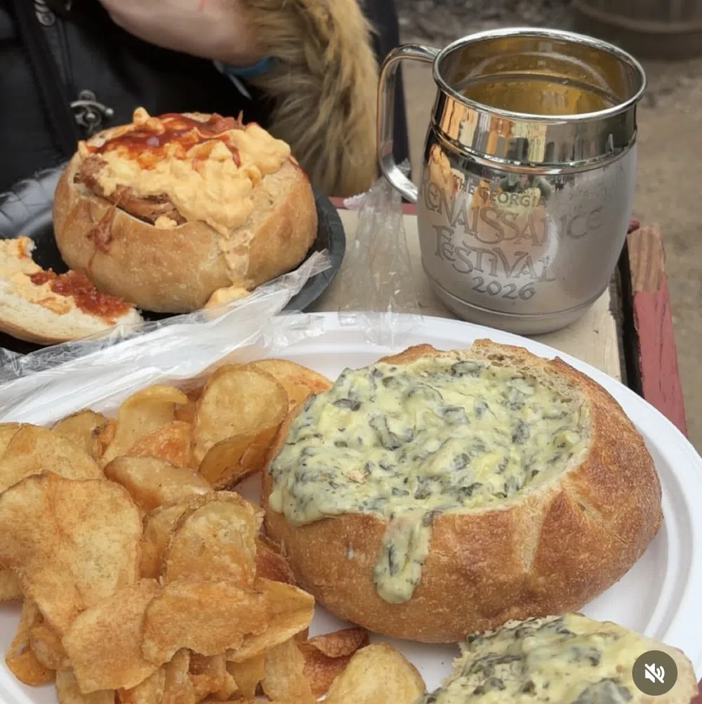 Festival food and drink at the Georgia Renaissance Festival
