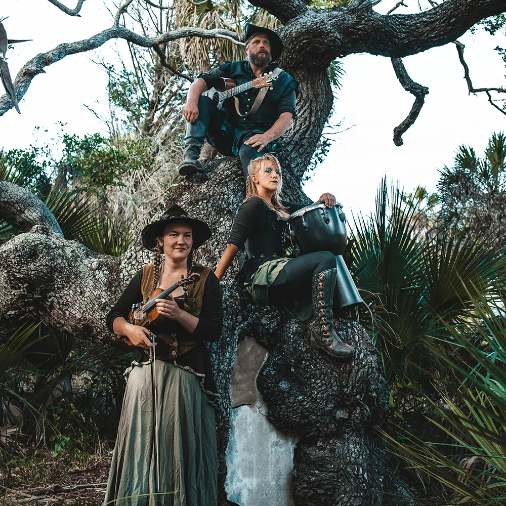 The Jackdaws performing folk rock at Georgia Renaissance Festival