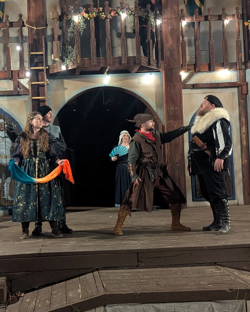 Robin Hood and the Sheriff of Nottingham at Georgia Renaissance Festival