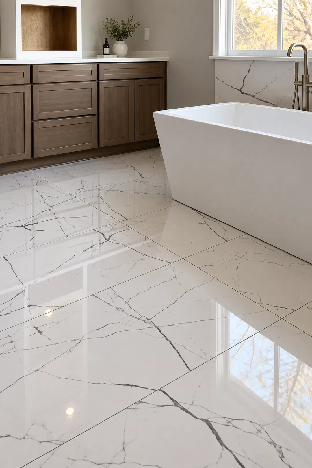 Custom tile installation project