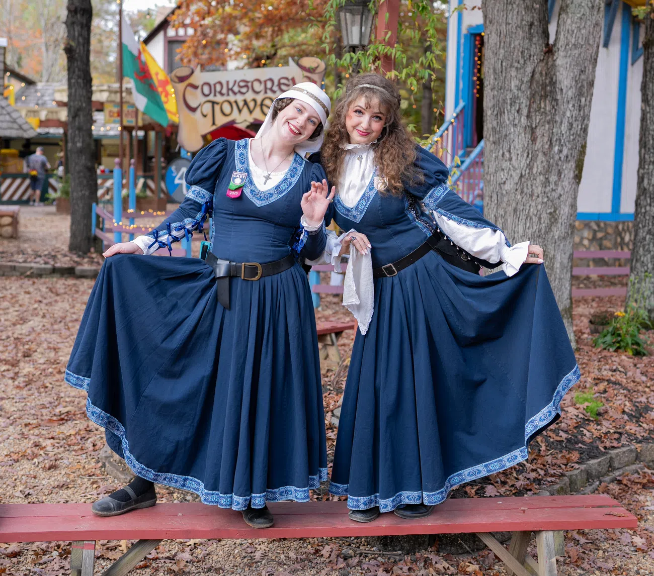 Marian and members of the Nottingham cast at Fall Fling, Georgia Renaissance Festival