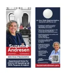 Campaign flyer for Suzanne Andresen focusing on key policy issues and her experience as Maine State Representative.