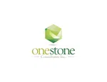 One Stone Consultants Inc. logo with green geometric stone design above company name on white background