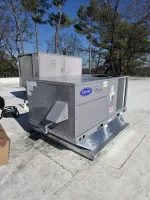 Commercial HVAC Unit Installation Roof Top Unit in Sandy Springs 30328 by The Air Company of GA