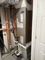 Residential New HVAC AC Heating Unit Installation in Atlanta 30324 by The Air Company of GA