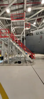 a plane in a swinger