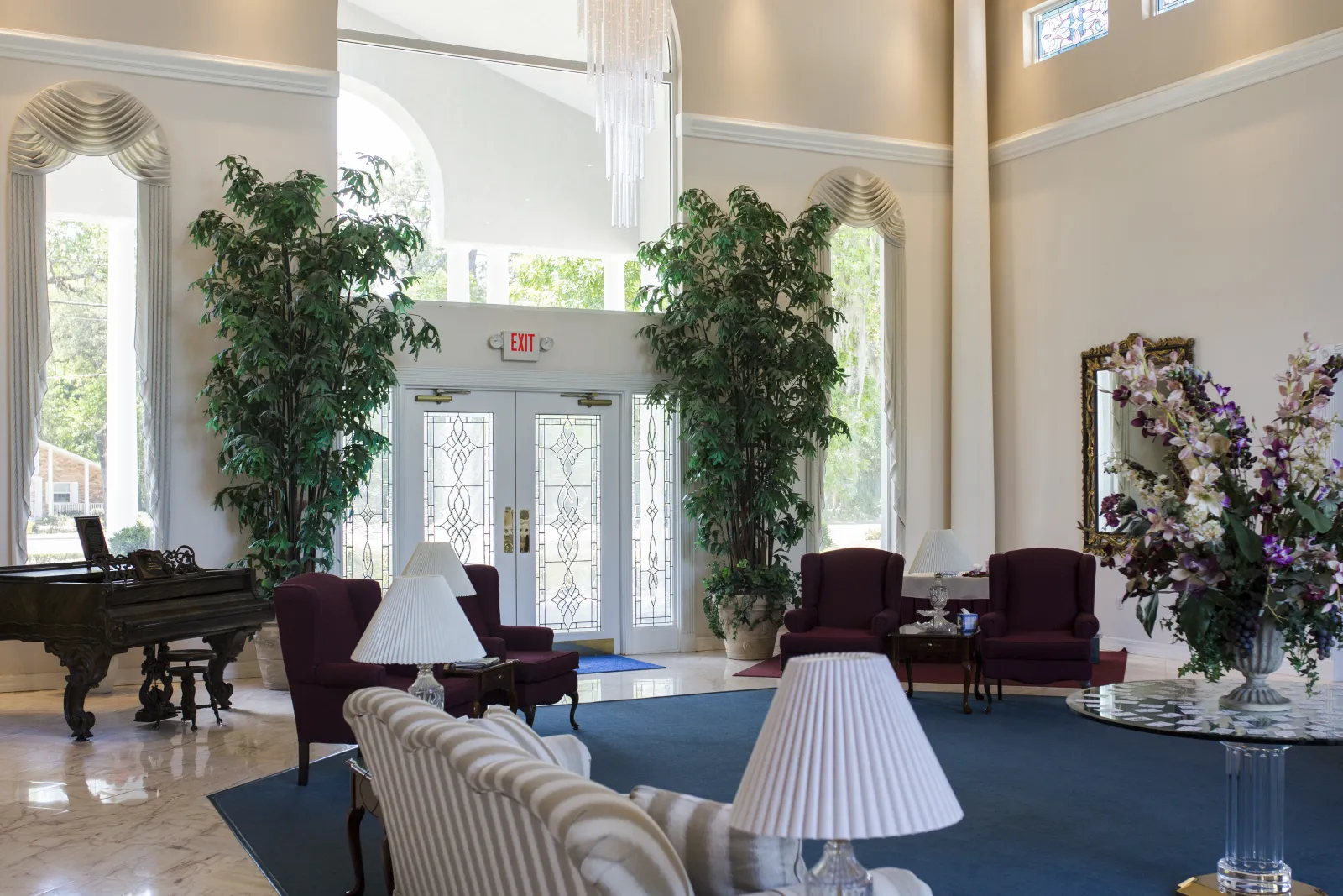 The interior of Lohman Funeral Home in Ormond Beach. 