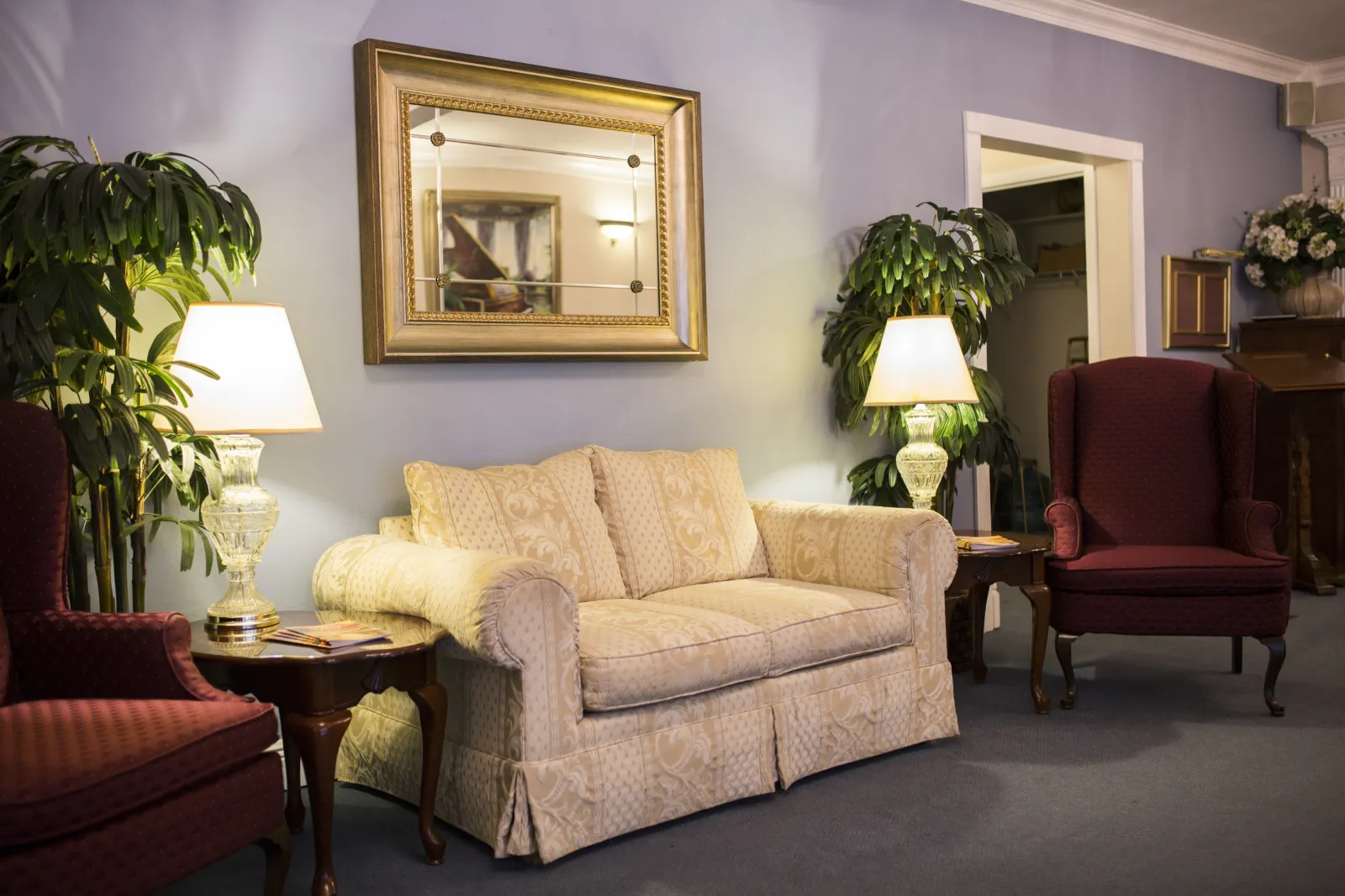 The interior of Lohman Funeral Home in Deland. 