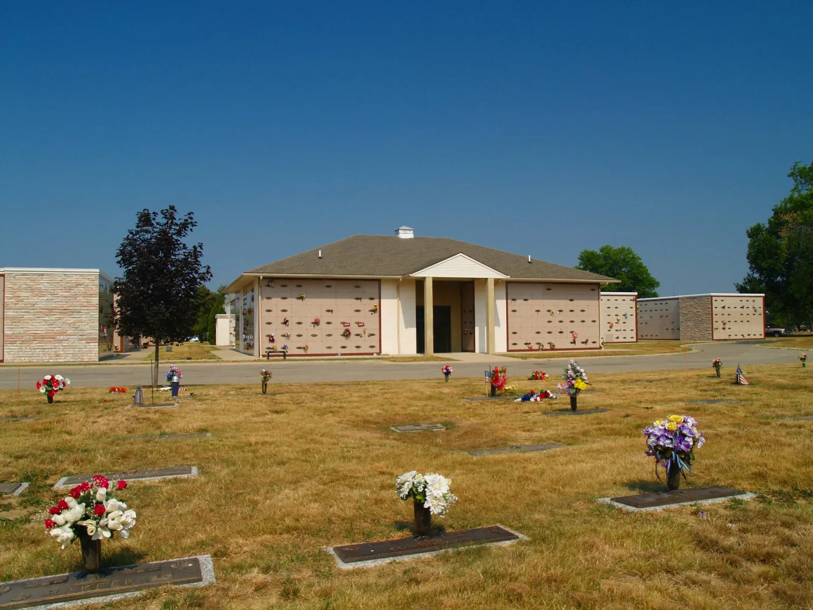 A Mausoleum at Forest Lawn Funeral Home