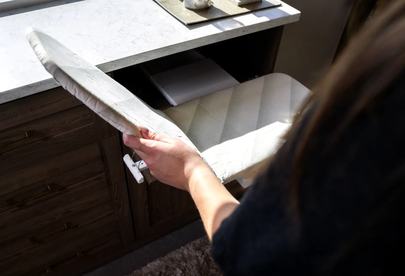 pull-out ironing board