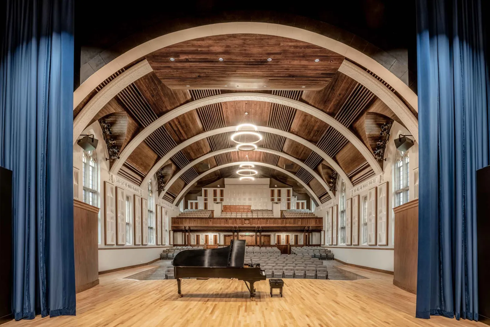 Newly restored Bell Recital Hall at Ford