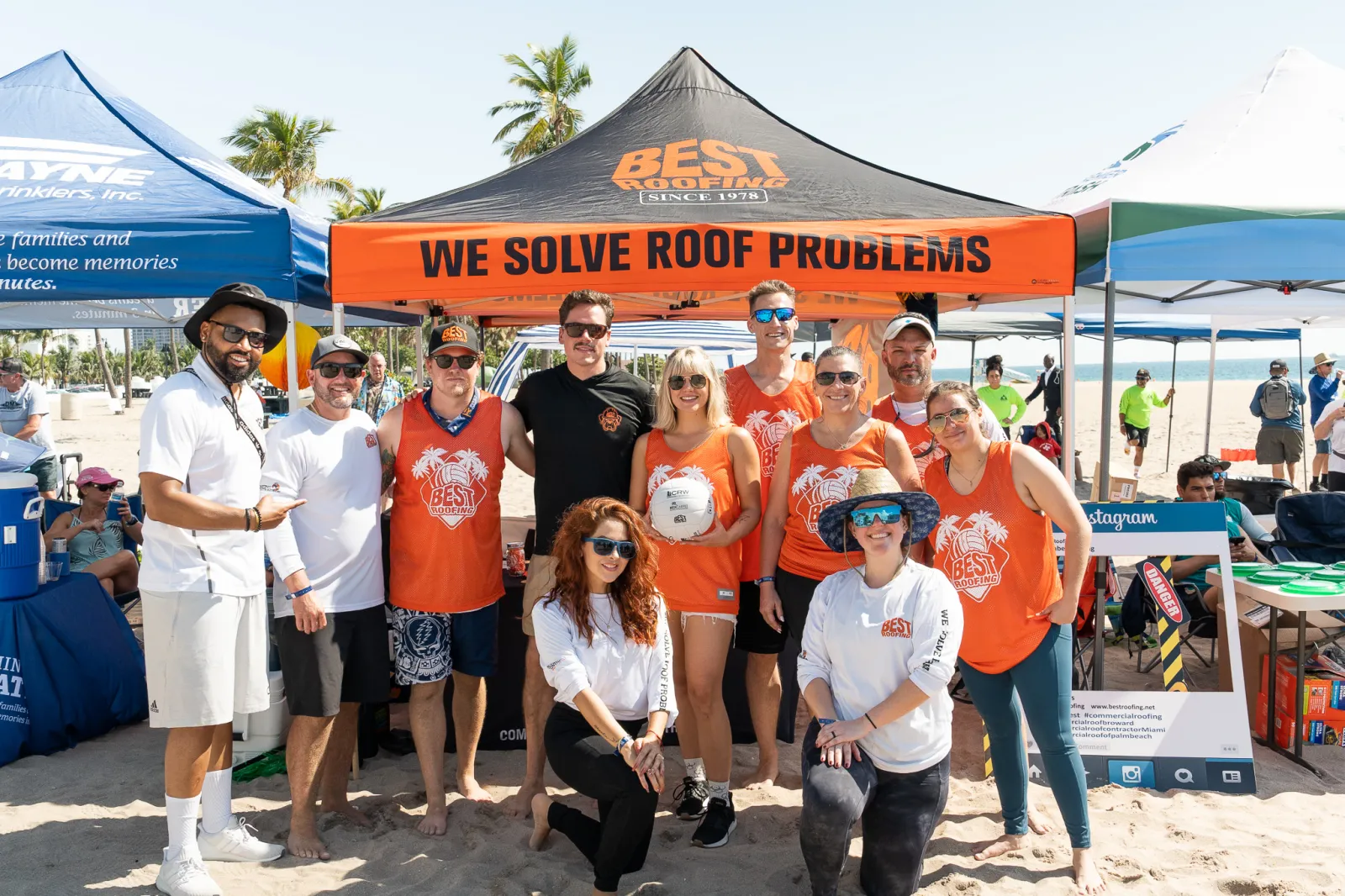 Best Roofing at Volleyball Tournament Hosted by SEFAA in Fort Lauderdale