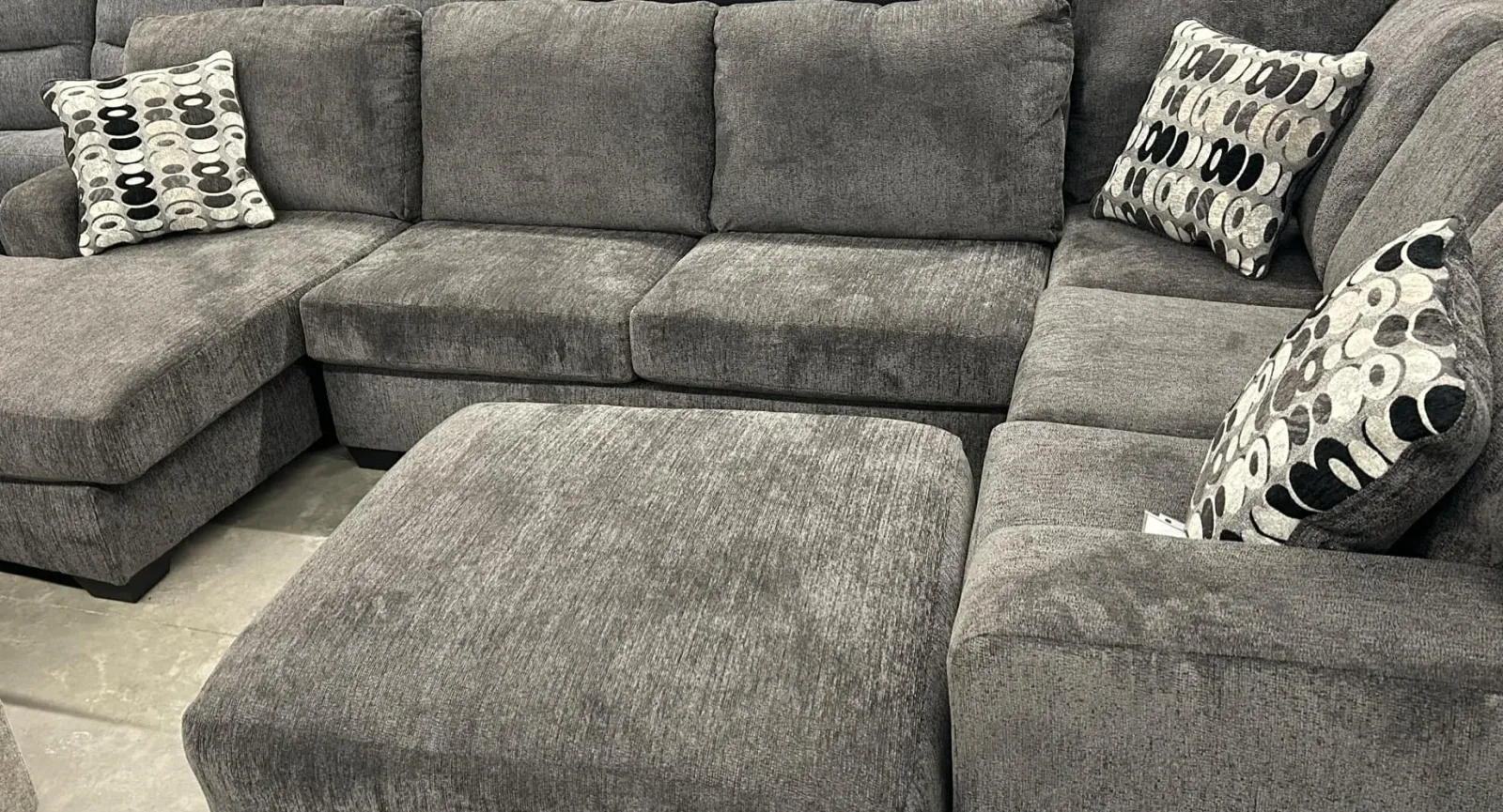 a couch with a cushion