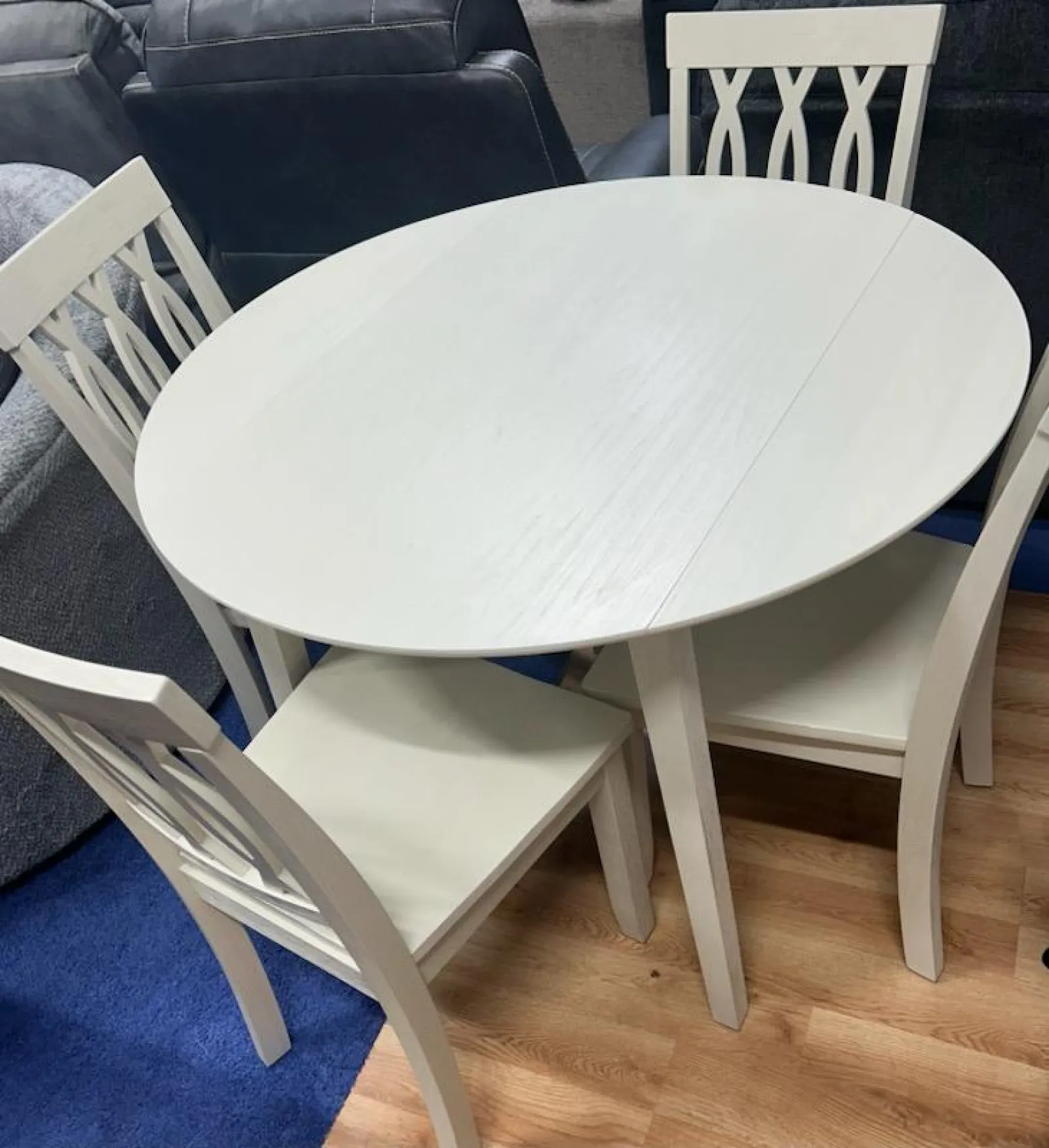 a table with chairs around it