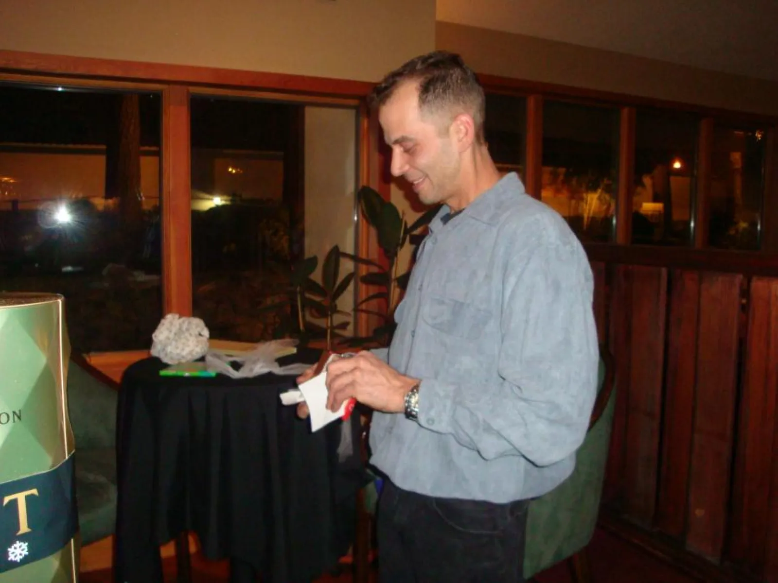 a man standing in a room