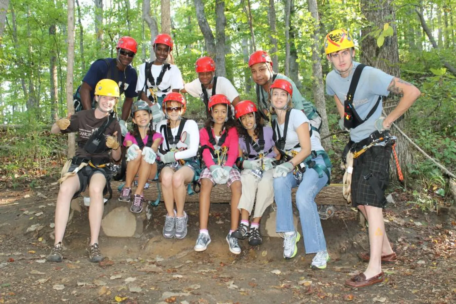 a group of people posing for a picture