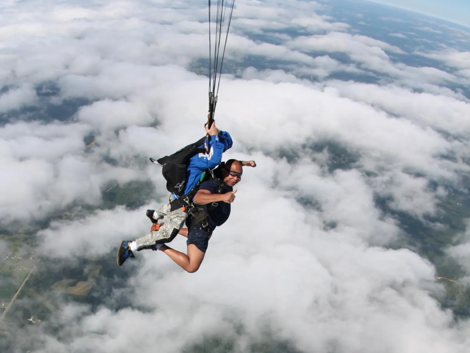 two men flying through the air