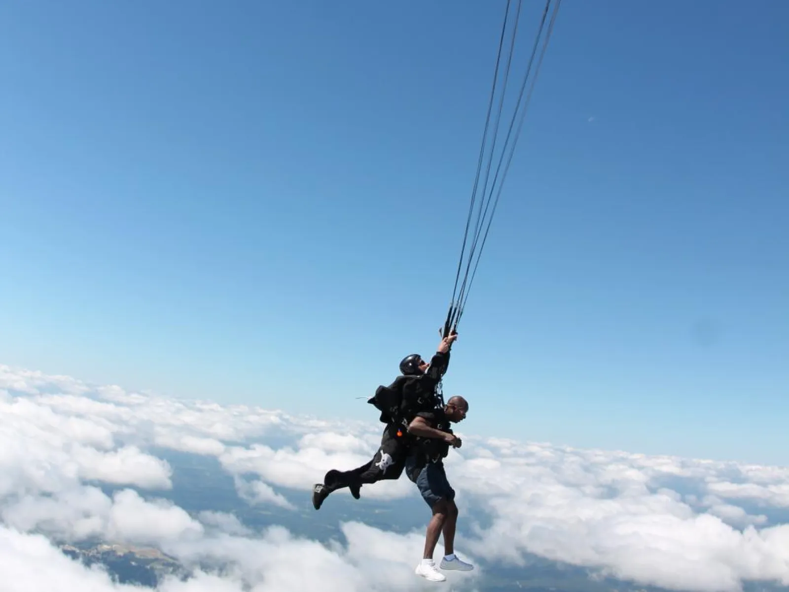 two men flying through the air