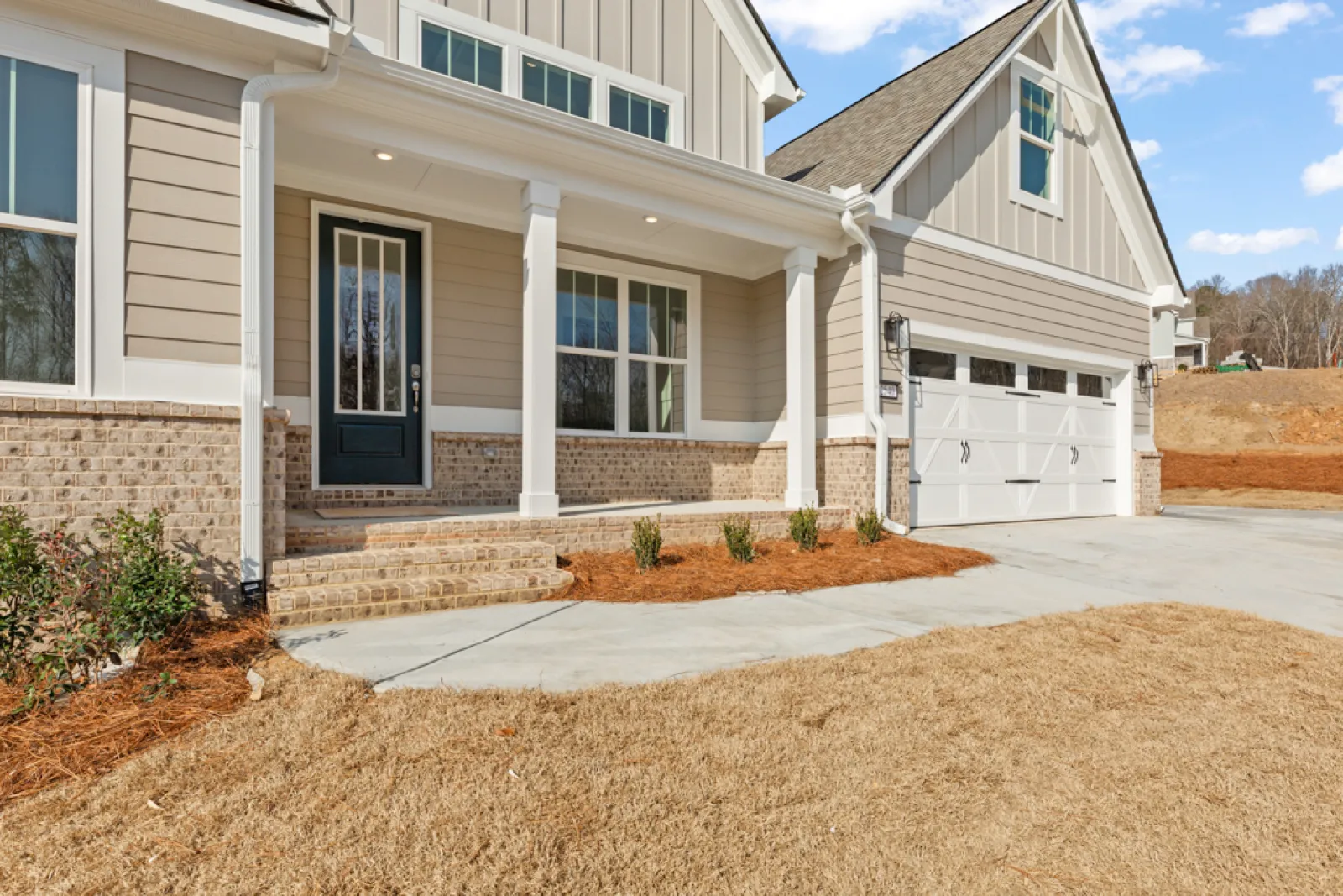 a house with a front yard