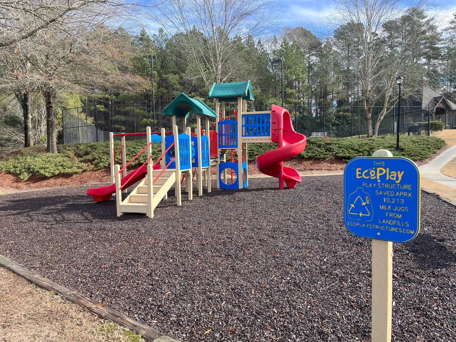 Red Ecoplay Playground Structure