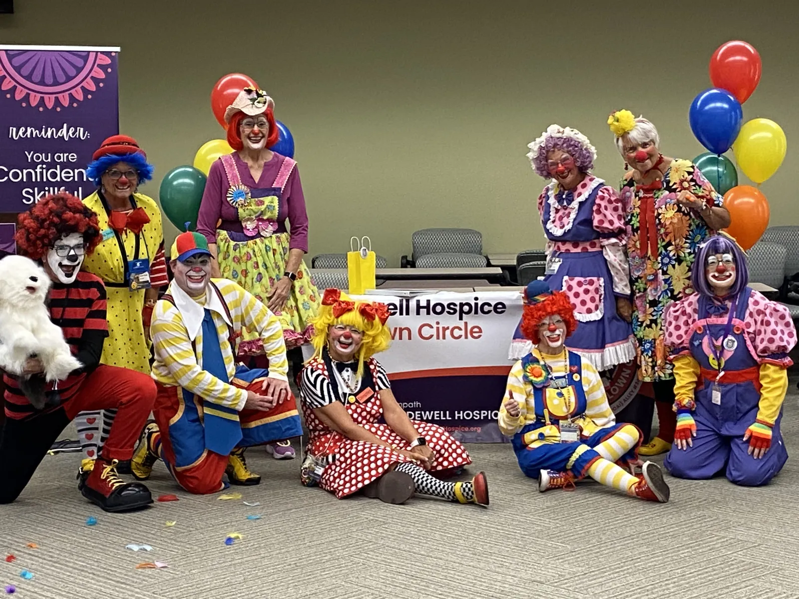 Clown graduation day