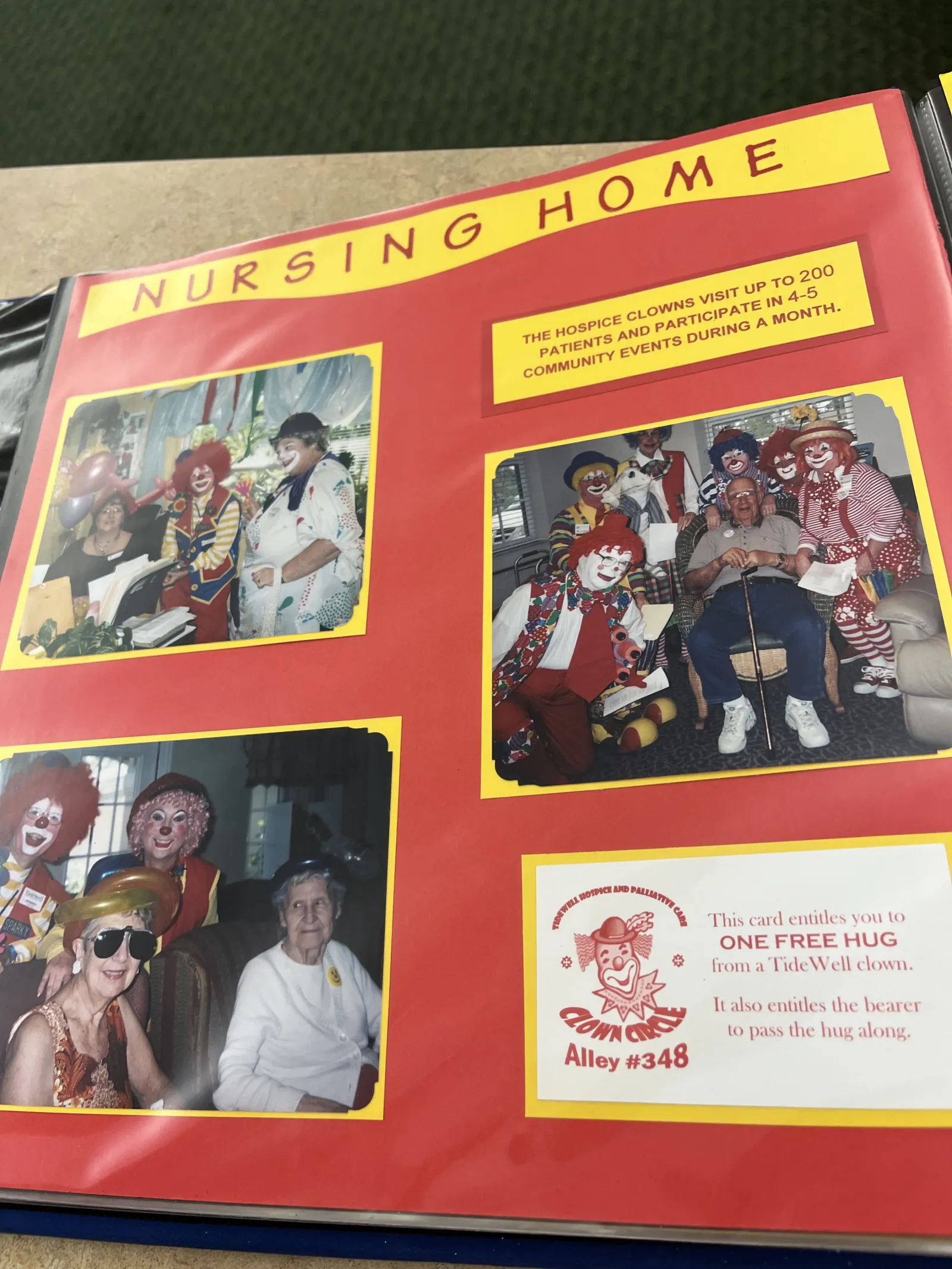 hospice volunteers Caring Clowns