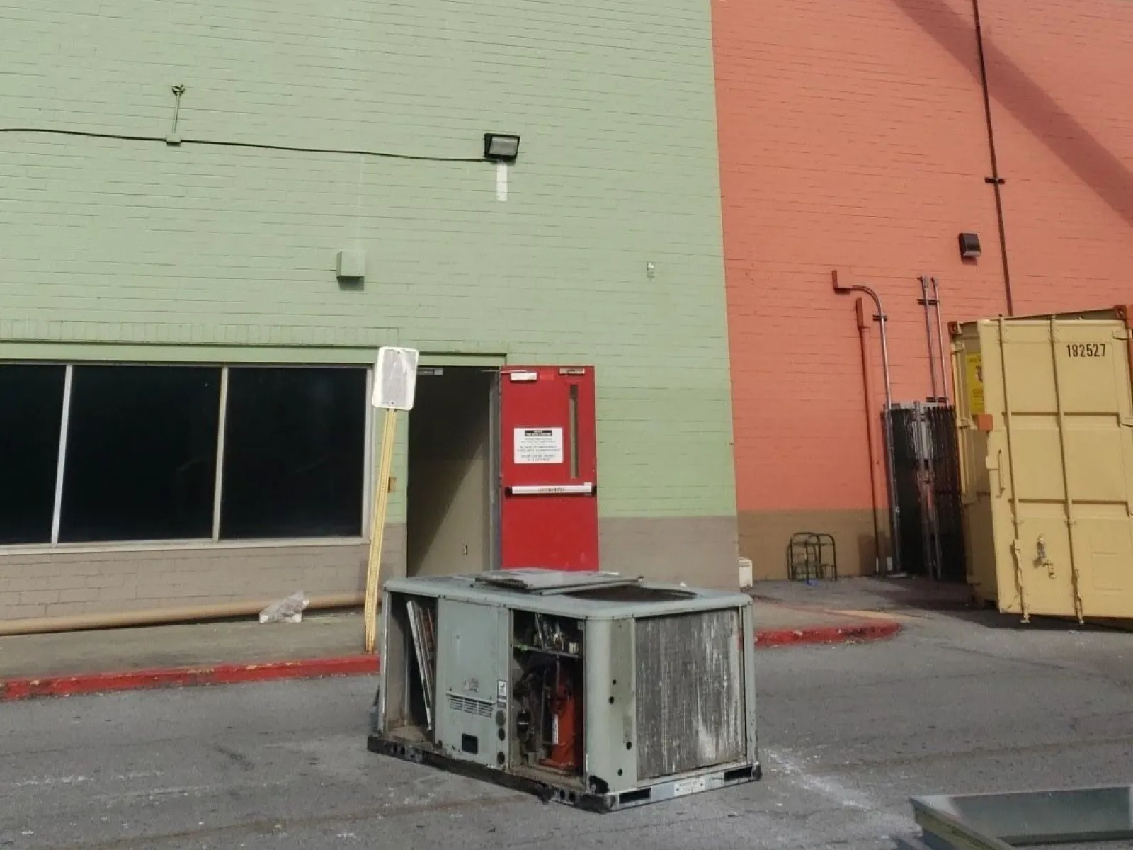 Old Commercial HVAC Unit