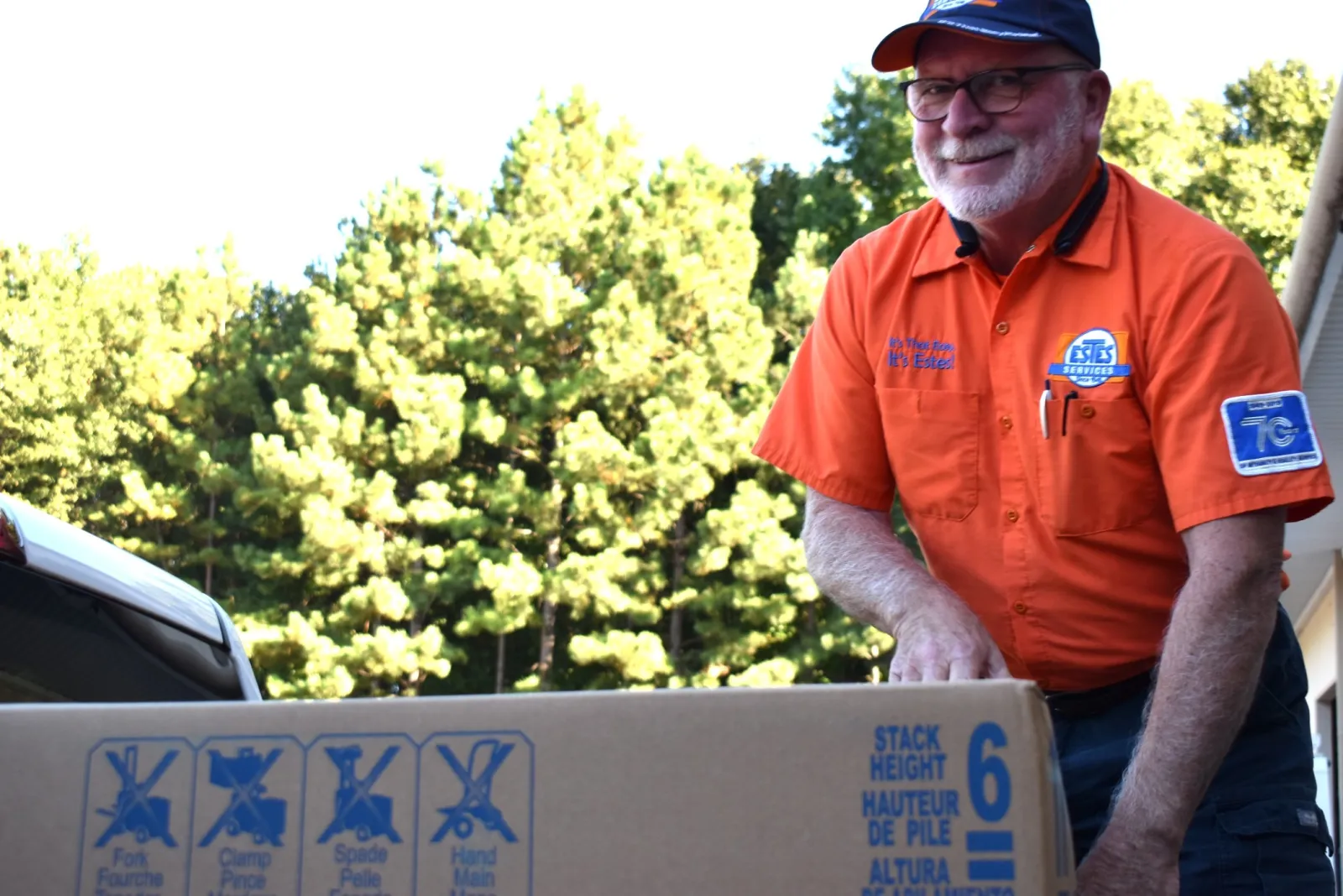Richard getting ready to serve our customers in Brookhaven, GA