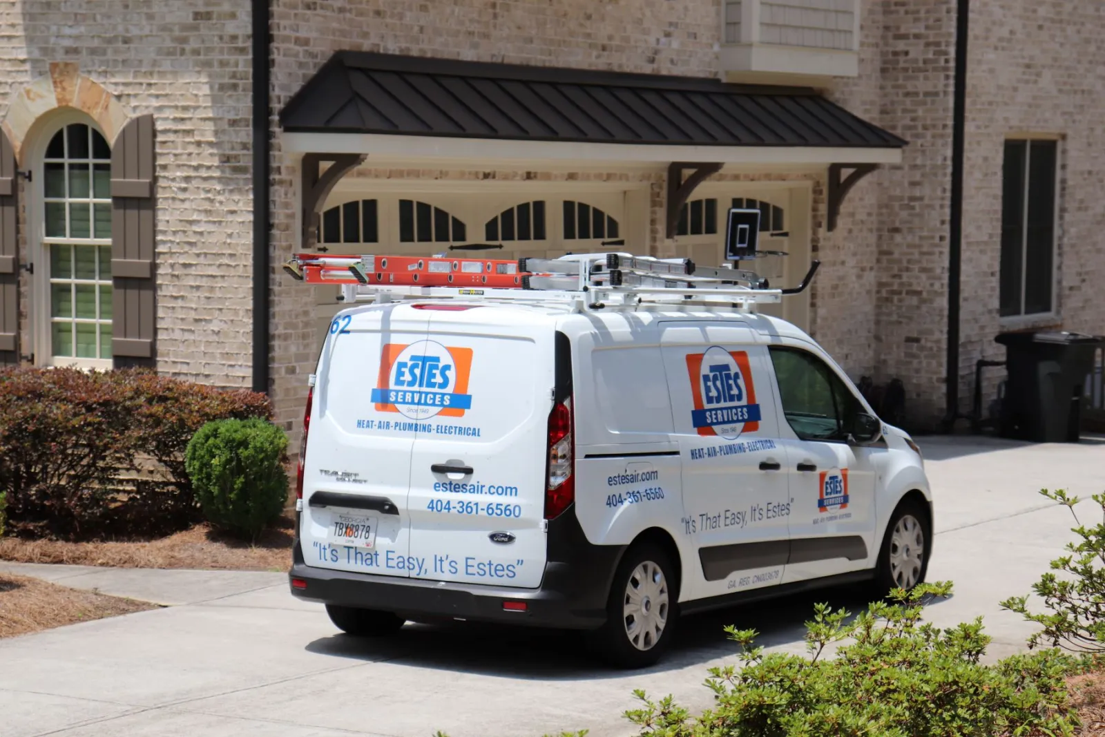 Servicing a house in Brookhaven, Georgia. The AC was not working