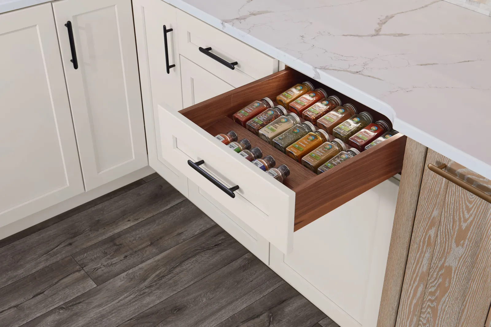 a cabinet with a variety of chocolates in it