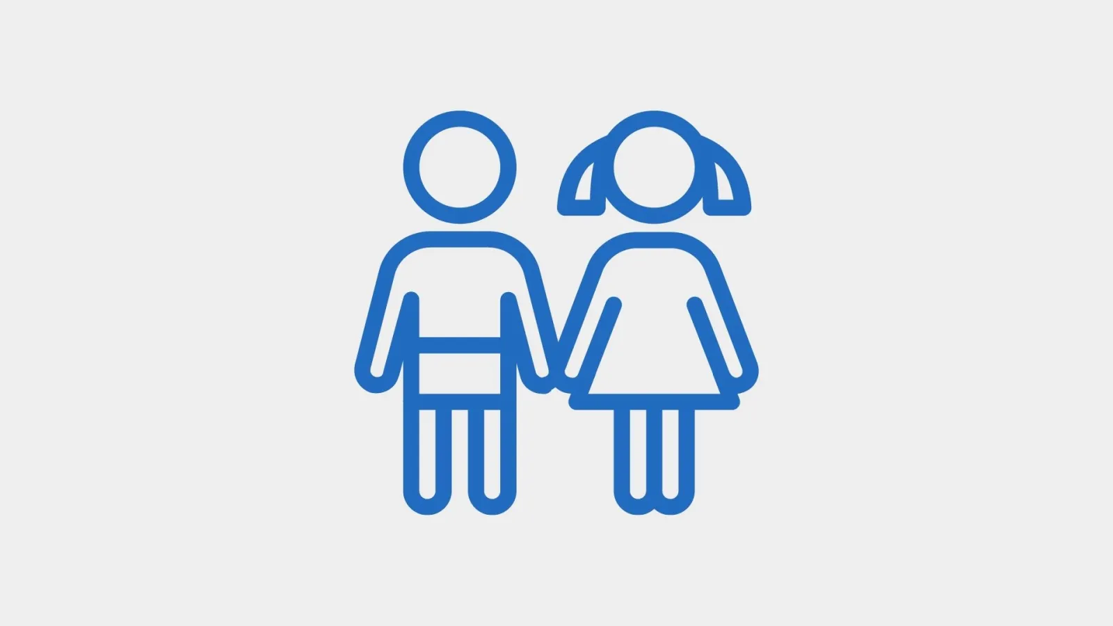 Graphic of two children