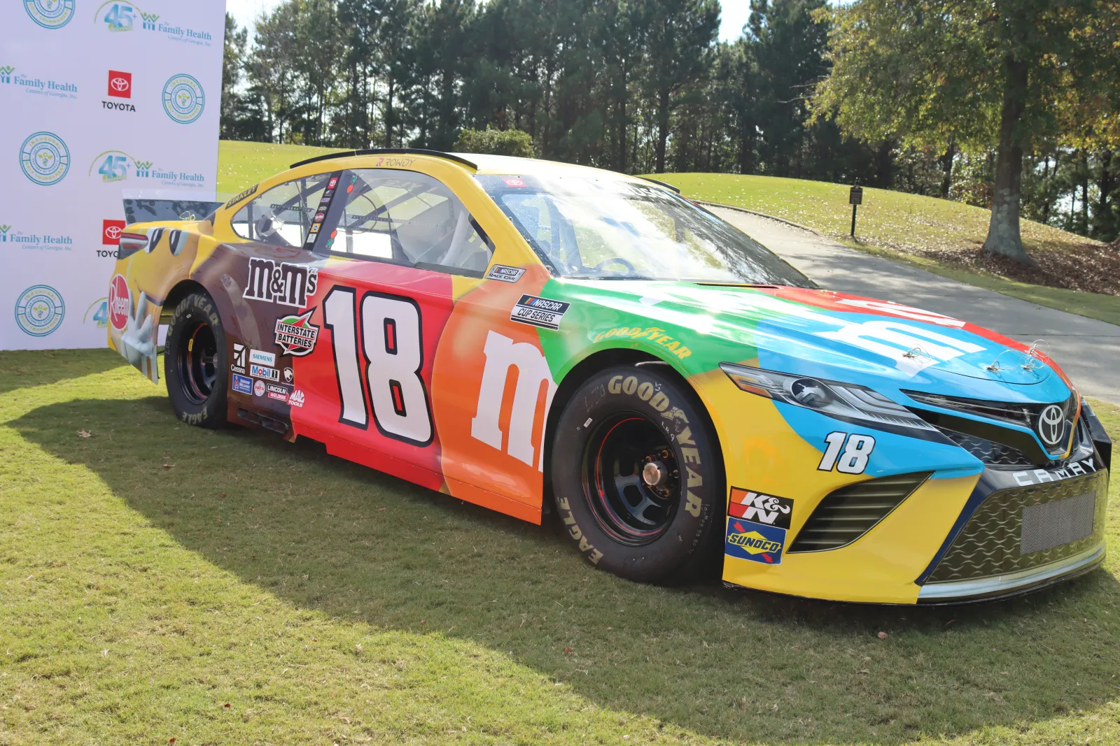 a race car on a track