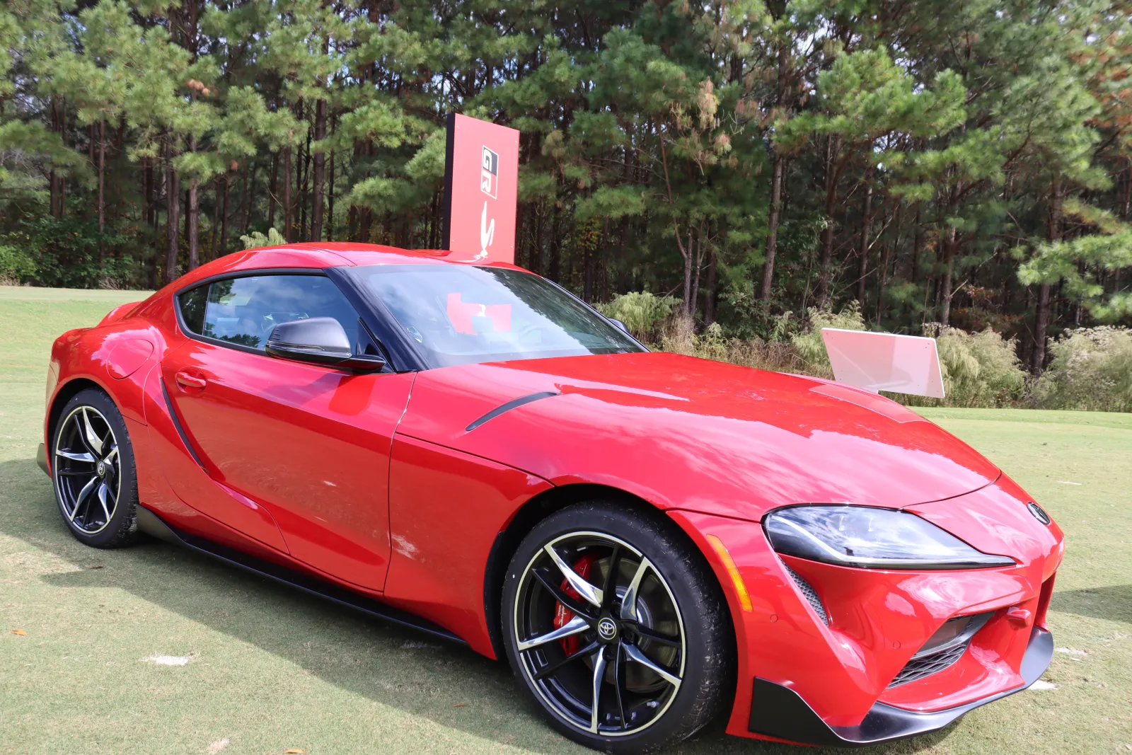 a red sports car