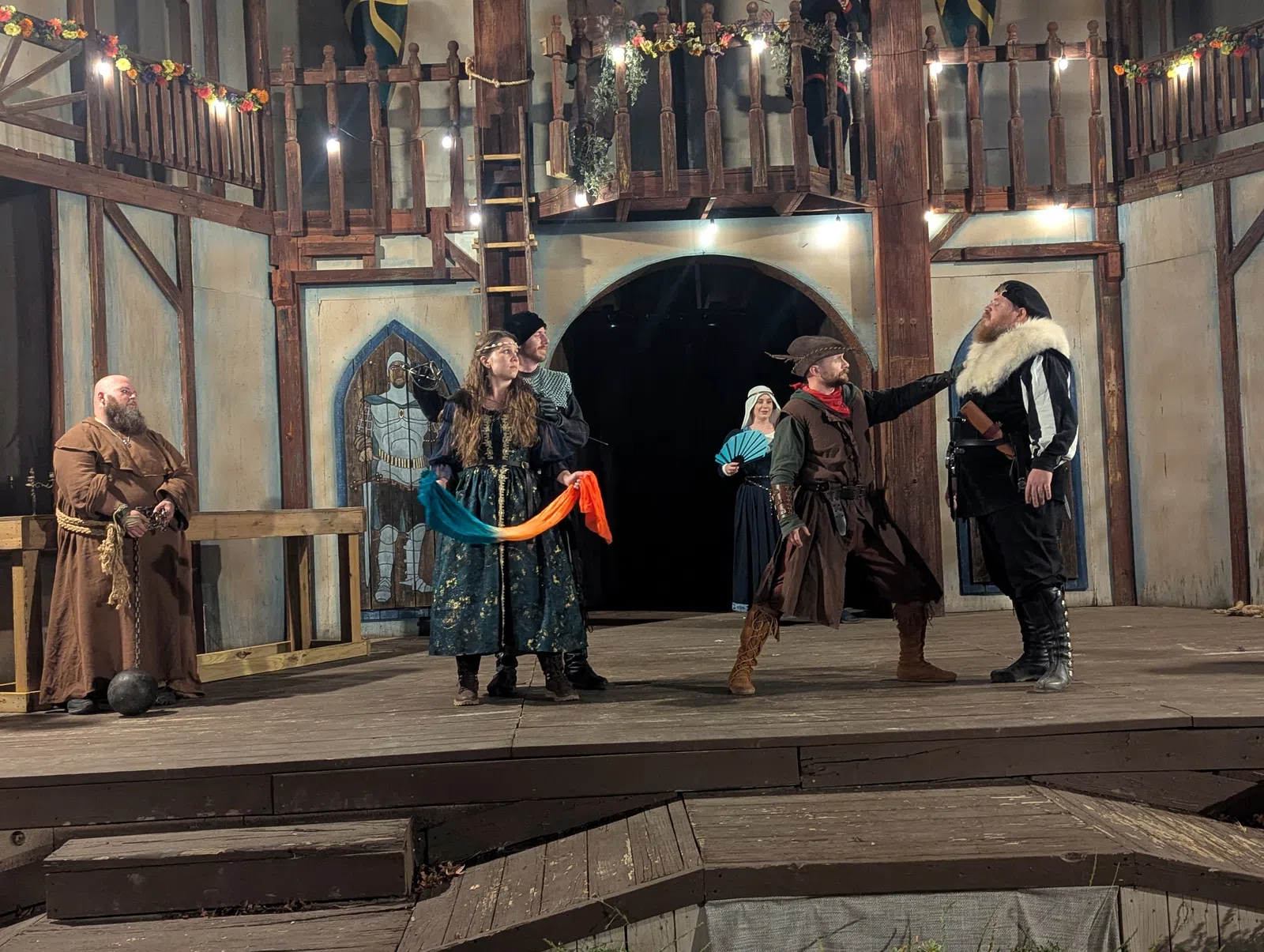 The cast of Nottingham at Georgia Renaissance Festival