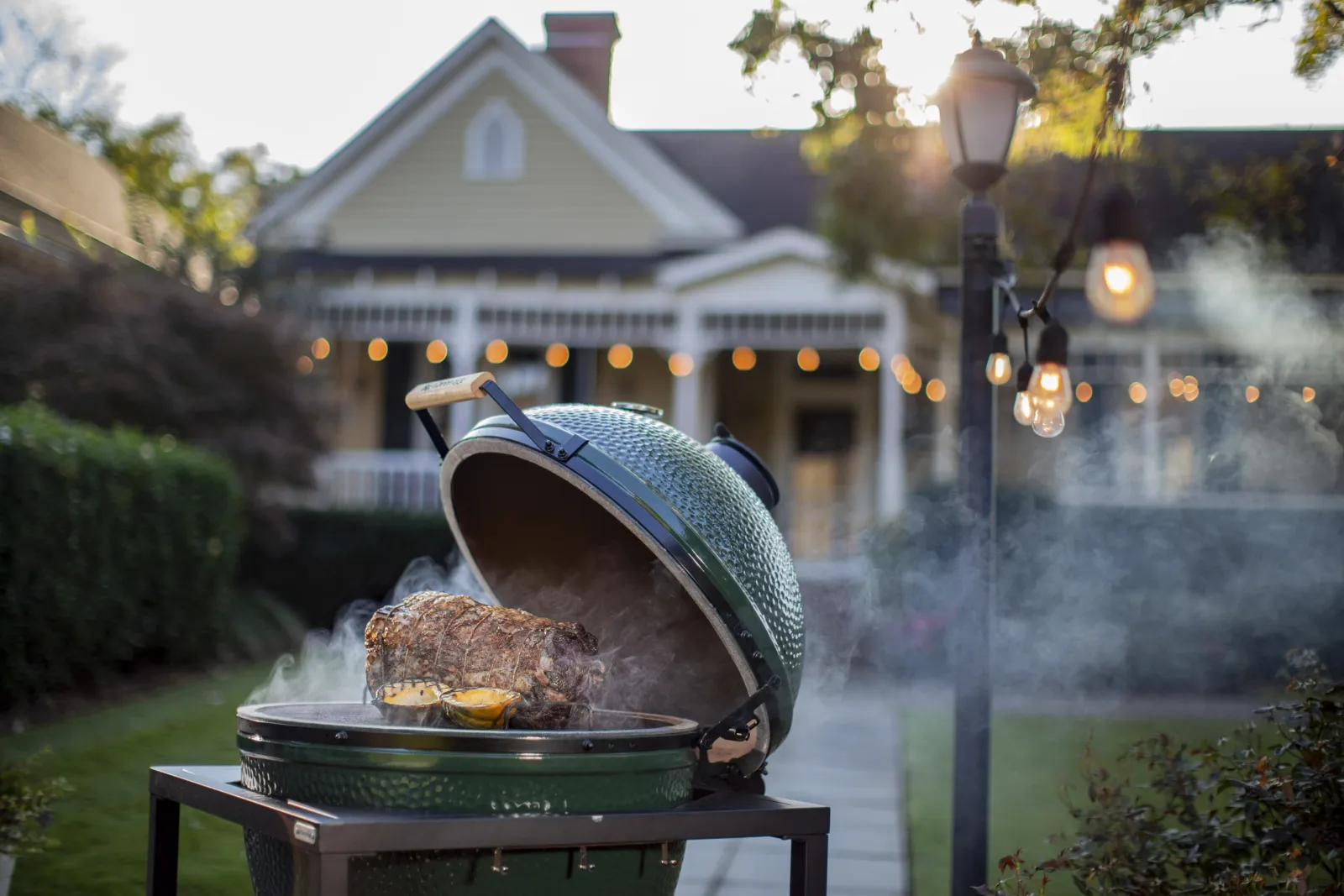 a smoking grill