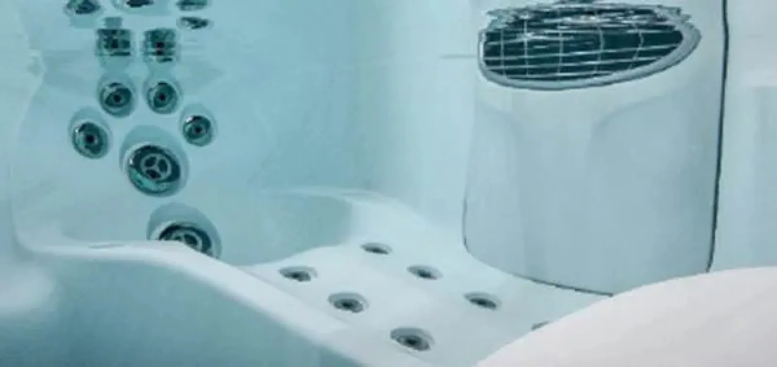 inside of a hot tub