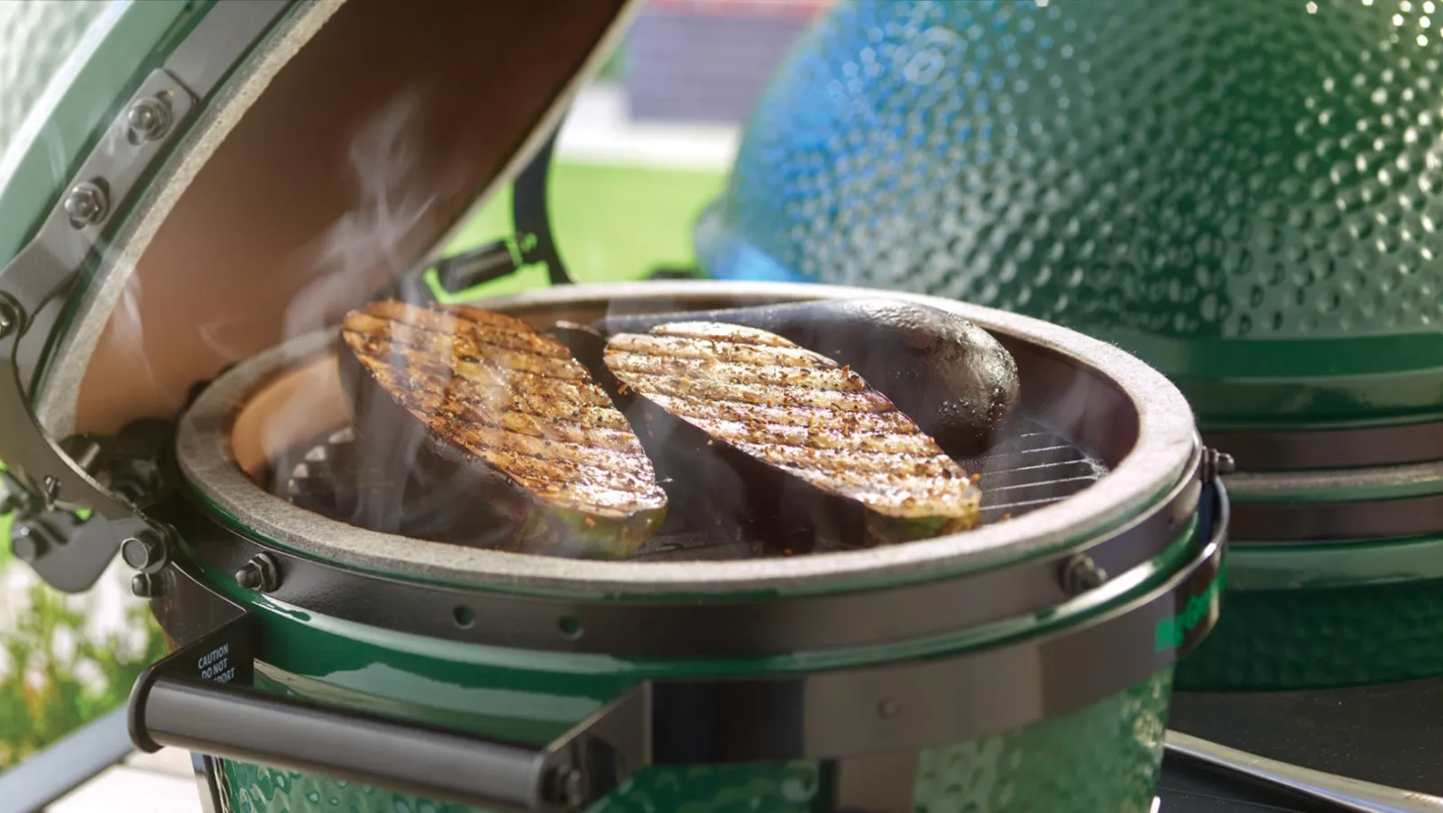 food in a Big Green Egg