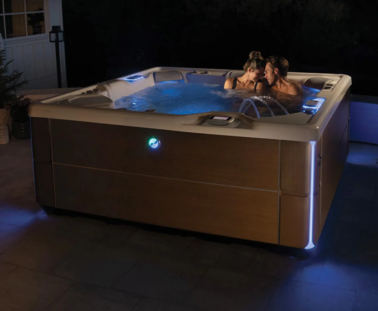 a hot tub