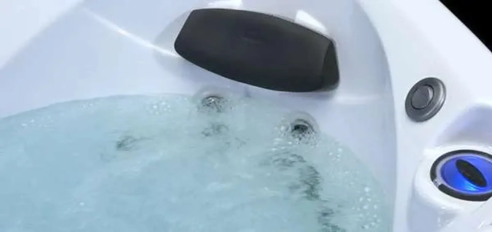 a close-up of a hot tub