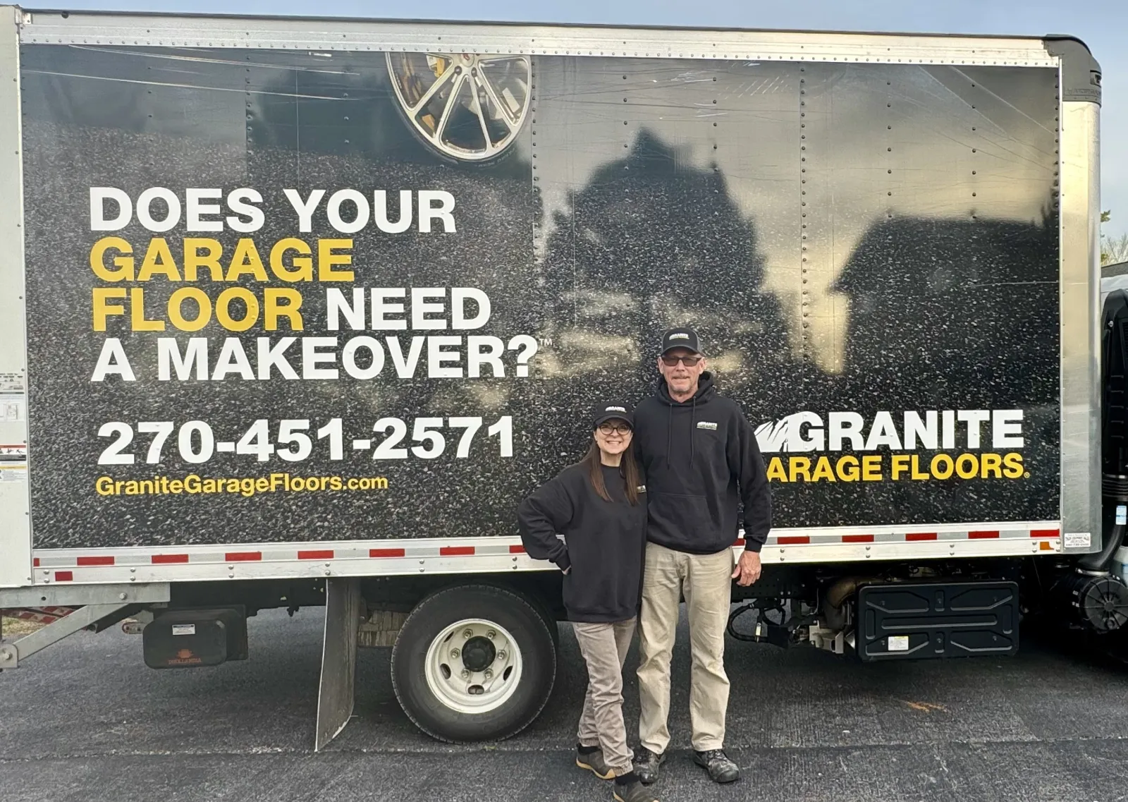 Granite Garage Floors franchise owners, Jennifer and Dale Taylor