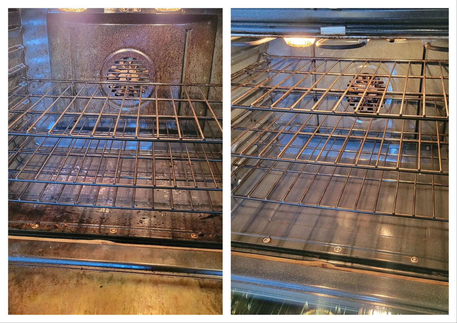 inside an oven cleaned by the professionals at MaidPro Arvada