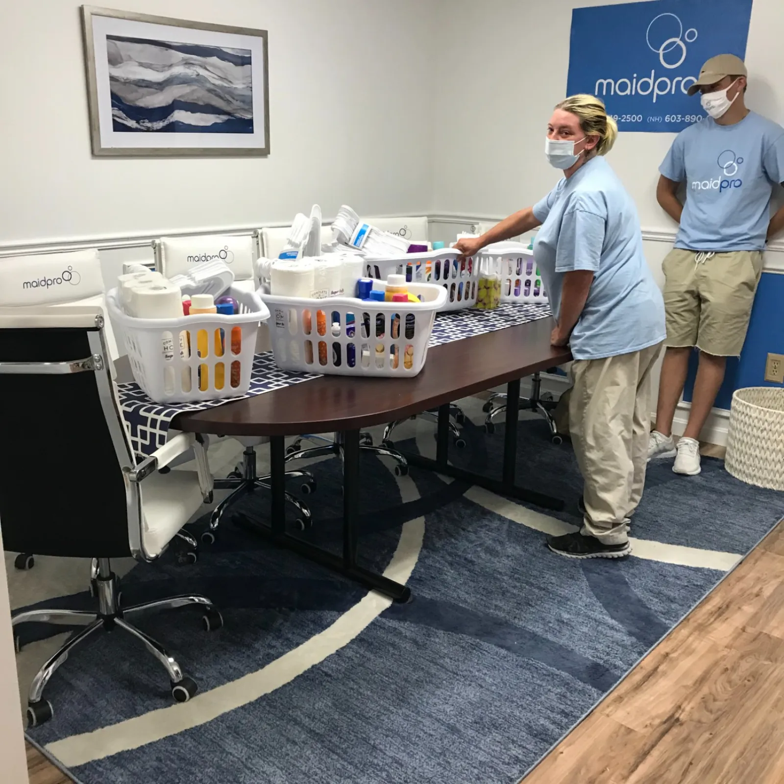 MaidPro Tyngsborough house cleaning professionals building cleaning baskets